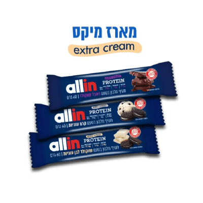 מיקס חטיפי חלבון אול אין 12 יח׳ | Protein Bar All-IN