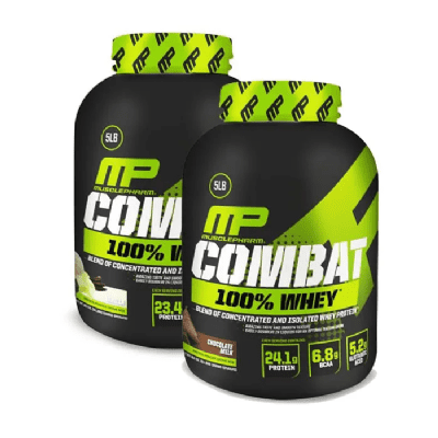 אבקת חלבון קומבט מאסל פארם מבצע זוגות | Muscle Pharm Combat Whey