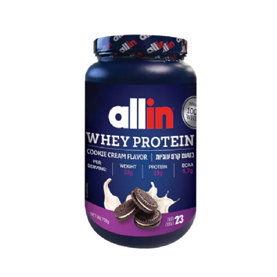 אבקת חלבון אול אין ( 759 גרם) | Allin Whey Protein