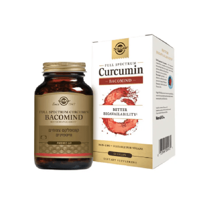 כורכומין ספקטרום בקומיינד | Full Spectrum Curcumin BacoMind