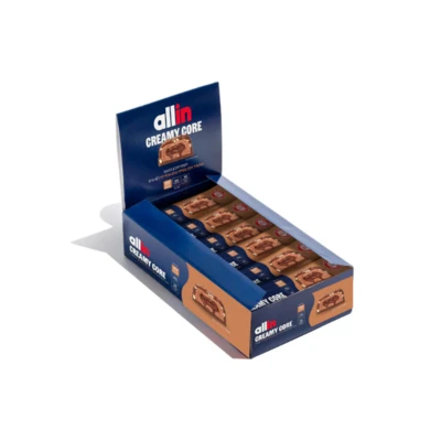 חטיפי חלבון ליבת קרם אול אין 18 י״ח | Allin Creamy Core