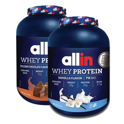 אבקת חלבון אול אין מבצע זוגות | Allin Whey Protein