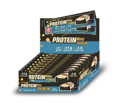חטיף חלבון פרוטאין מקס פרימיום 15 יח׳ | Protein Maxx
